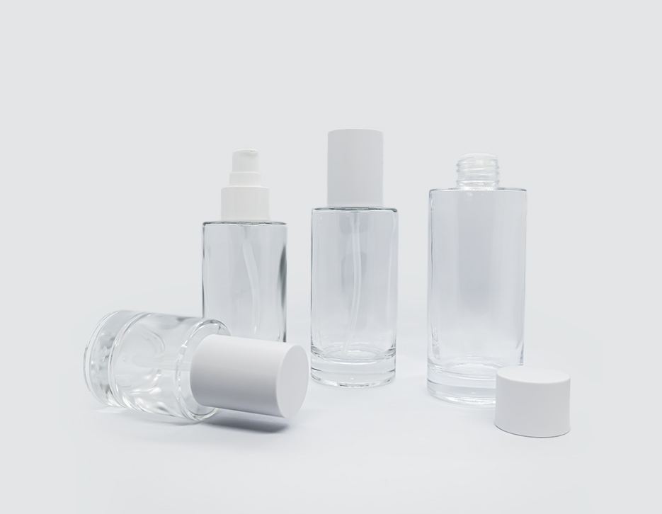 白蓋微胖系列玻璃瓶